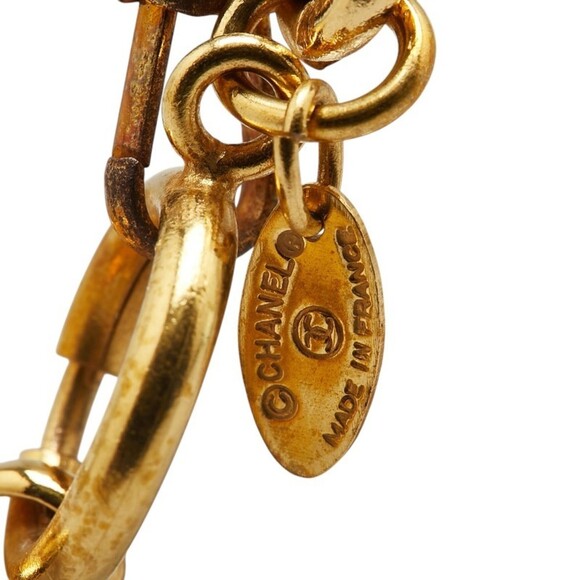 CHANEL Gold Logo Necklace - Picture 5 of 9